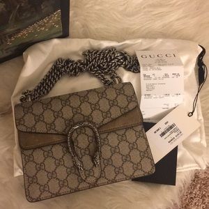 SOLD in Tradesy—Gucci Dionysus Supreme Mini
